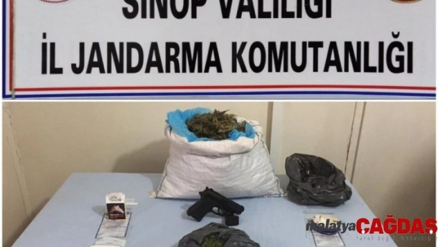 Gerze'de uyuşturucu operasyonu: 2 gözaltı