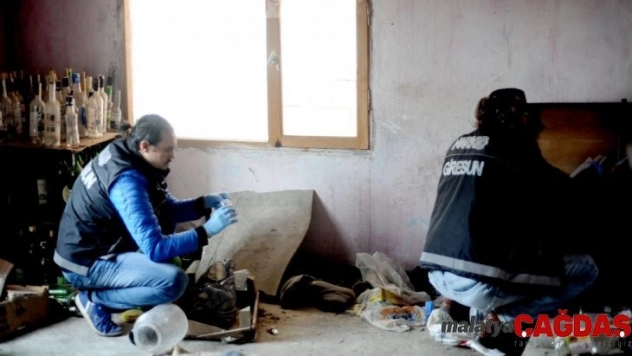 Giresun'da metruk binalara narkotik operasyonu