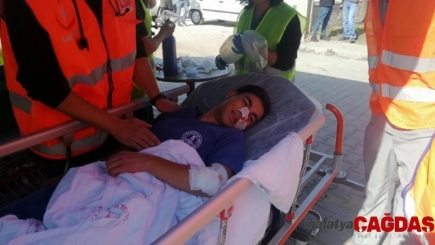 Gölbaşı Devlet Hastanesinde deprem ve yangın tatbikatı