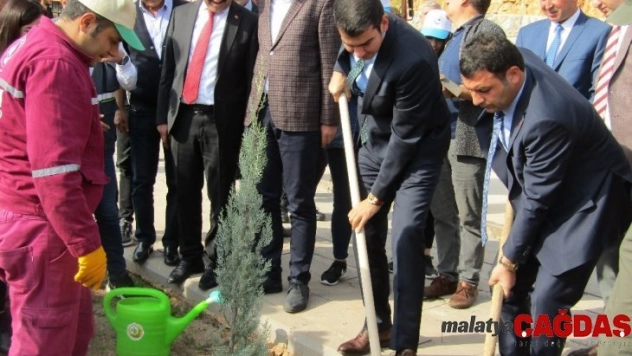 Gölbaşı ilçesinde 30 bin fidan toprakla buluştu