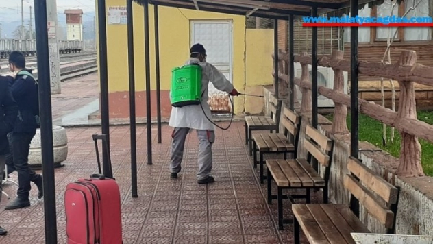 Gölbaşı'nda dezenfekte çalışmaları sürüyor