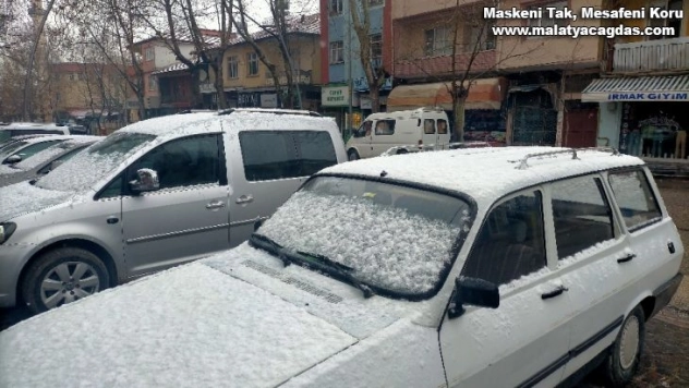 Gölbaşı'nda kar yağışı başladı