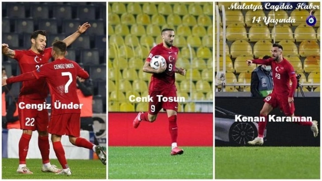 Goller 3 farklı isimden geldi