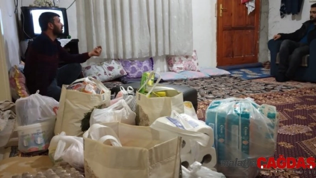 Gönül Elçilerinden mağdur aileye destek