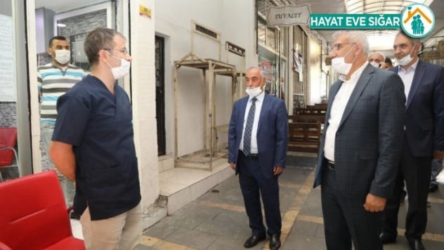 Güder, Sahaflar Çarşısı'nın sorunlarını dinledi