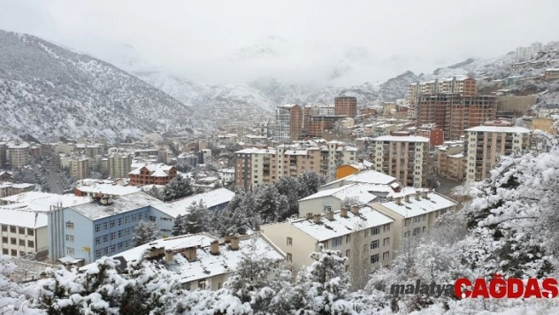 Gümüşhane'de kar yağışı