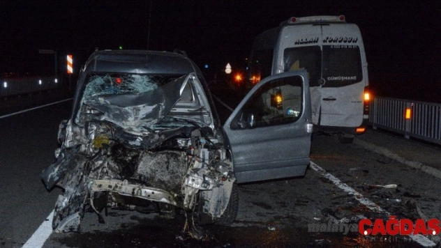 Gümüşhane'de trafik kazası: 2 yaralı