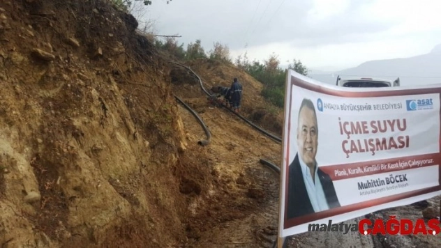 Gündoğmuş Güneycik'in içme suyu sorunu çözülüyor