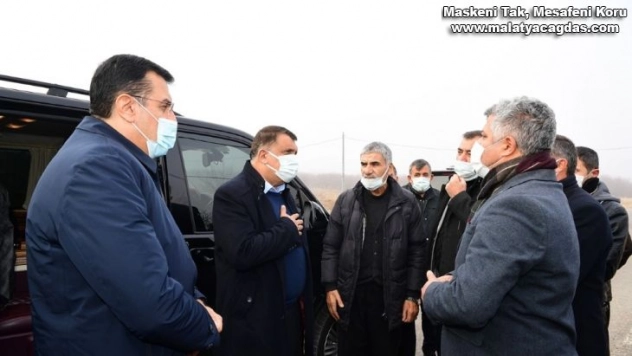 Gürkan ve Tüfenkci Ören mahallesindeki çalışmaları inceledi