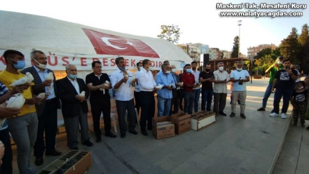 Güvercinler Filistin şehitleri için gökyüzüne salındı