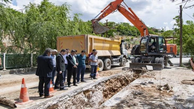 Gönültaş Caddesi'nin Altyapısı Yenilendi