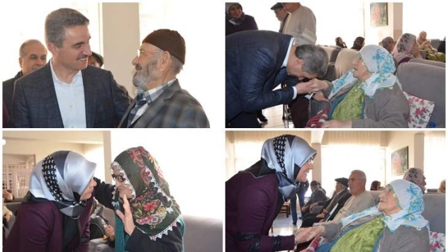 Vali Aydın Baruş Ve Eşi Nagihan Baruş Huzurevi Yaşlı Bakım Merkezini Ziyaret Etti