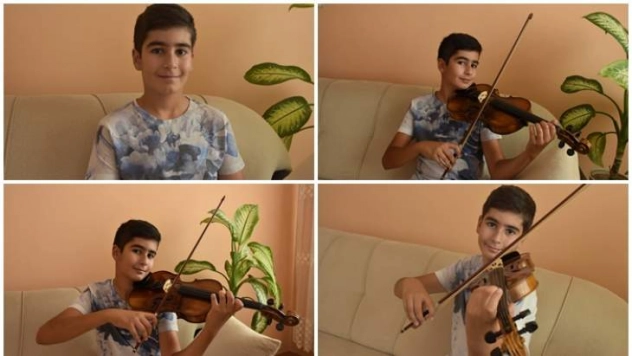 Gurbetçi ailenin oğlundan büyük başarı