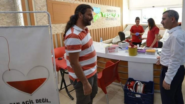 Yeşilyurt Belediye Personelleri Kan Bağışında Bulundu