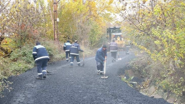 Battalgazi Belediyesi, Asfalt Çalışmalarını Aralıksız Sürdürüyor