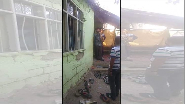 Van'da metruk evde 91 düzensiz göçmen yakalandı