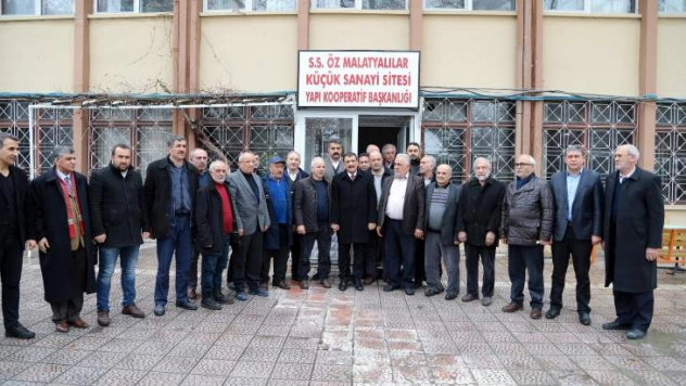 Başkan Gürkan, Özsan Sanayi Sitesi Esnafları İle Bir Araya Geldi