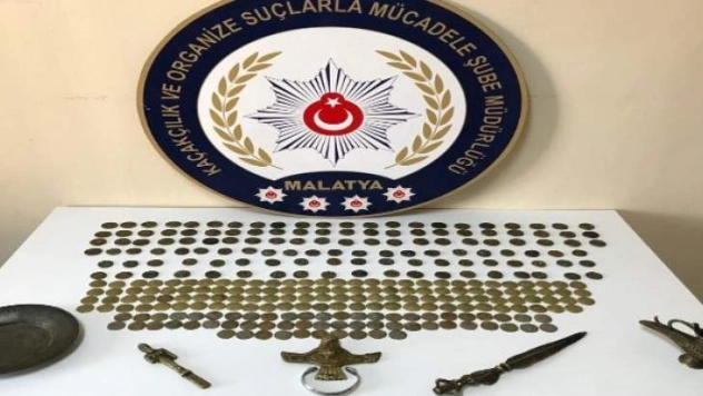 Malatya'da tarihi eser kaçakçılığı