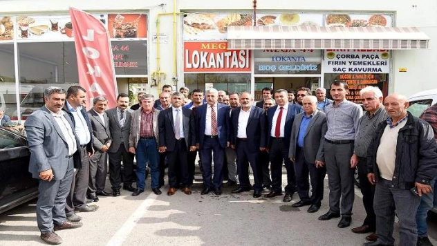 Başkan Polat Doğu Garajı Esnafıyla Bir Araya Geldi