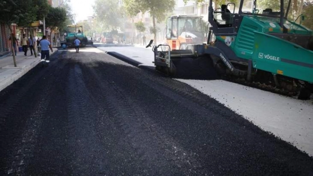 Asfalt Serim Çalışmaları Sürüyor