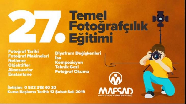 Mafsad'tan Temel Fotoğraf Eğitimi