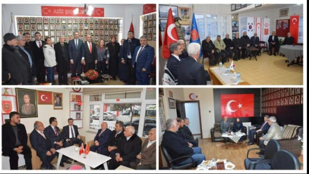 Vali Baruş, Gazi ve Şehit Aileleri Vakıf Ve Derneklerine İade-İ Ziyarette Bulundu