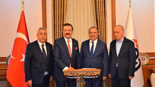 Hisarcıklıoğlu, Vali Kaban'ı Ziyaret Etti