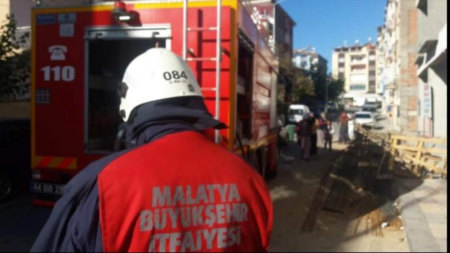 Malatya'da ev yangını