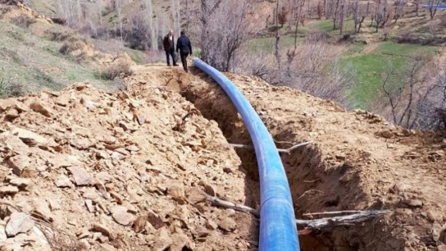 Maski'den Pütürge'nin 4 Mahallesine Dap Projesi