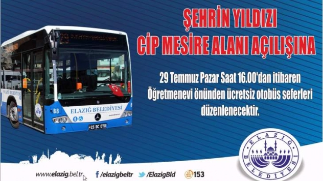 Ücretsiz Otobüs Seferleri Düzenlenecek