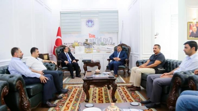 Tümsiad Şube Başkanı Gümüş, Başkan Gürkan İle Biraraya Geldi