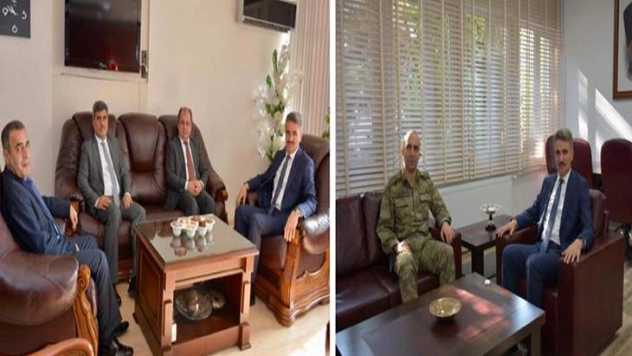 Vali Baruş'tan Adliye ve 2. Ordu Komutanlığına İade-İ Ziyaret