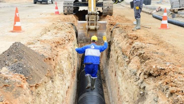 5 Mahallede Yağmur Hattı Çalışması Yapıldı