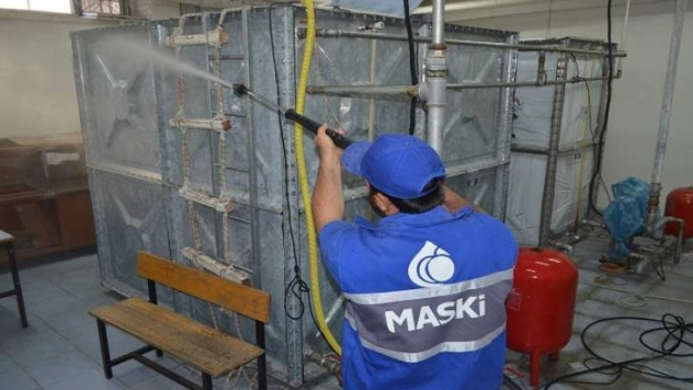 Maski'den Su Deposu Bakım Ve Dezenfeksiyon Hizmeti