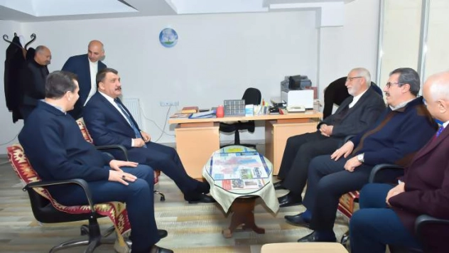 Başkan Gürkan, Niyaz-İ Mısri Kültür Vakfı Yönetimi İle İstişarede Bulundu