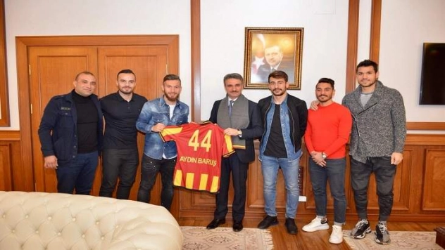 Evkur Yeni Malatyaspor'dan Vali Baruş'a Hayırlı Olsun Ziyareti