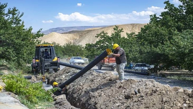 Yavuzlar'ın Kanalizasyon Ve İçmesuyu Hattı Tamamlandı