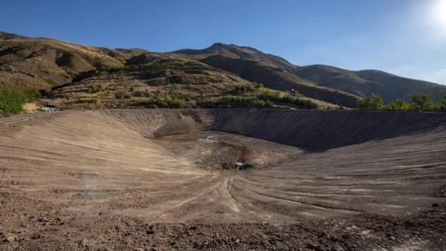 MASKİ Pelitli'de sulama göleti inşa etti