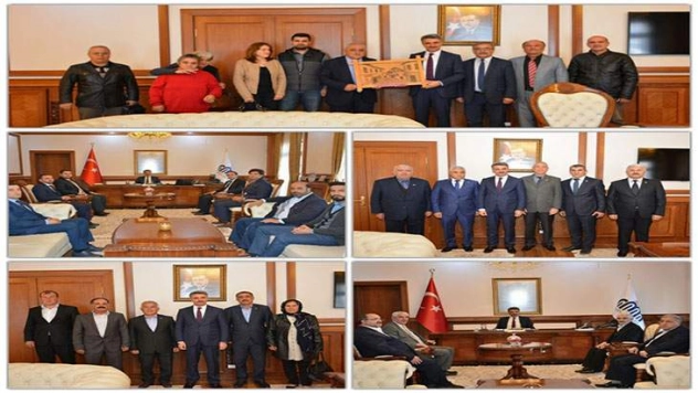 Vali Baruş'a Vakıf Ve Derneklerden Hayırlı Olsun Ziyaretleri