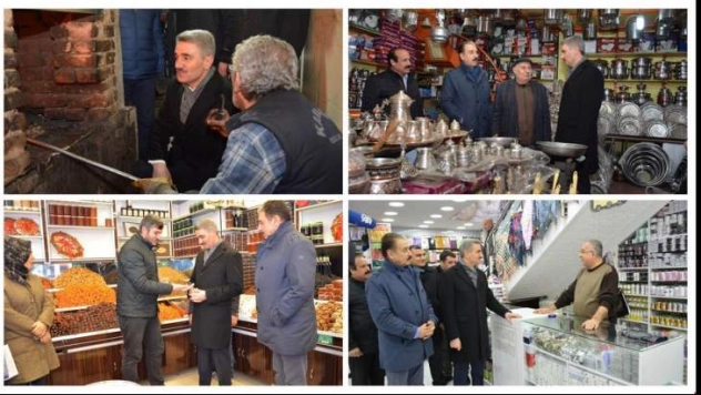 Vali Aydın Baruş Esnafları Ziyarete Devam Ediyor