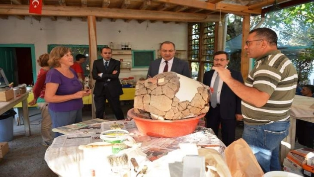 Vali Kaban, Aslantepe Höyüğü'nü ziyaret etti