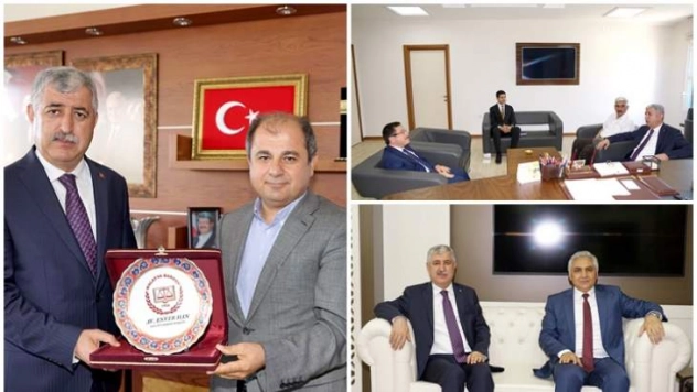 Başkan Polat Bir Takım Ziyaretlerde Bulundu