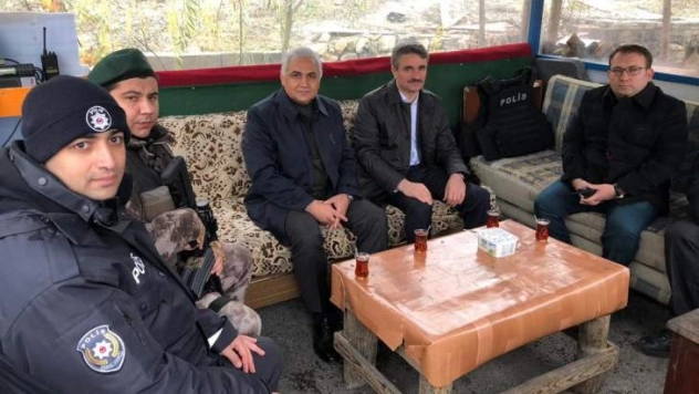 Vali Baruş, Uygulama Noktasını Denetledi