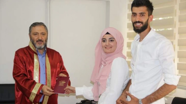Bingöl'de müftünün kıydığı ilk resmi nikah