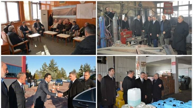 Vali Baruş, Özsan Ve Mosiad'ı Ziyaret Ederek İncelemelerde Bulundu