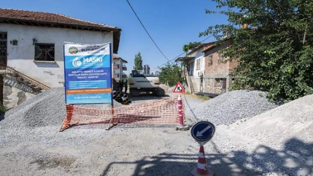 Maski'den 7 Mahallede 3.950metrelik Kanalizasyon Hattı