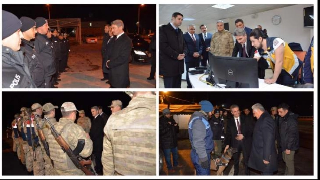 Vali Baruş'tan Güvenlik Birimleri Ve 112'ye Yılbaşı Ziyareti