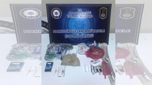 Malatya'da uyuşturucu operasyonu