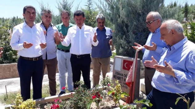 Ağbaba'dan Şehitlik Ziyareti