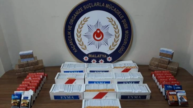 Malatya'da kaçakçılık operasyonları